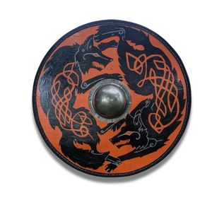 Auténtico escudo Loth último diseño medieval hecho a mano cuchillos vikingos acero de alto carbono mejor fabricante OEM grado personalizable - Product Image 1