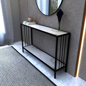 Bureau d'ordinateur en fer gain de place Rayan International pour le mobilier de bureau à domicile - Product Image 4