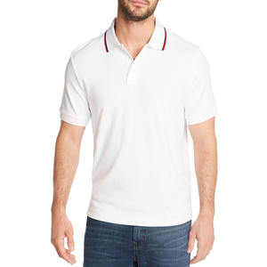 เสื้อโปโลผู้ชายหรูหราอเนกประสงค์สีพื้นผ้าพรีเมียมทันสมัยสำหรับธุรกิจ - Product Image 1