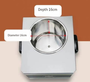 Deep Potแม่พิมพ์ 16 ซม.<span class=keywords><strong>ไข่</strong></span>ทอดน้ํามันSplashบะหมี่ดองหม้อปลาArtifactน้ํามันเครื่องทําความร้อนหอยทากผงทองหม้อ<span class=keywords><strong>ไข่</strong></span>ทอดเครื่อง - Product Image 3