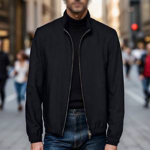 Veste décontractée pour homme en stock OEM, veste de printemps et d'automne grande taille, col à revers, fermeture éclair, commerce transfrontalier, Elite LR PNA - Product Image 5
