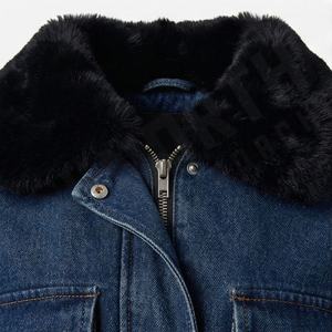 เสื้อแจ็คเก็ตยีนส์ลำลองคุณภาพสูงสำหรับผู้หญิง สไตล์ขาดๆ ซีซั่นซัมเมอร์ ราคาขายส่ง แฟชั่นสตรีทแวร์ เสื้อโค้ท - Product Image 4