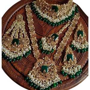 Ensembles de bijoux artificiels en acier inoxydable pour femmes de qualité supérieure 3 pièces les plus vendus en vente en gros prix bon marché pour les mariages - Product Image 1