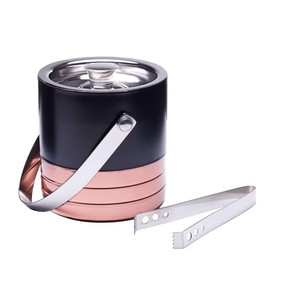 Minimalist Cream Stainless Steel <b>Ice</b> <b>Bucket</b> <b>with</b> <b>Lid</b> Modern Matte Finish Insulated Design for Elegant Home Bar Entertaining - Product Image 4
