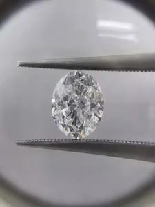 1 CT TO 2 CT ตัดรูปไข่เป็นมิตรกับสิ่งแวดล้อมเพชรหลวมตัดในห้องปฏิบัติการทำเพชรหลวมเพชรธรรมชาติโซลิแทร์ไดมอนด์สำหรับเป็นของขวัญ - Product Image 6