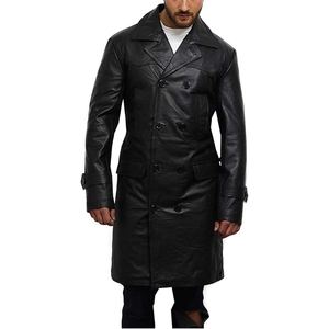 Veste en cuir d'agneau pour homme de haute qualité, cuir d'agneau véritable, vêtements décontractés et tendance - Product Image 3