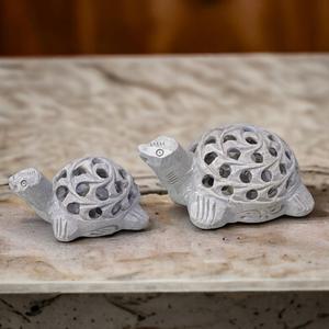 Estatua de Tortuga de Piedra Pulida Hecha a Mano, Decoración para el Hogar, Figura Moderna Tallada en Mármol, Escultura de la Suerte Feng Shui - Product Image 2