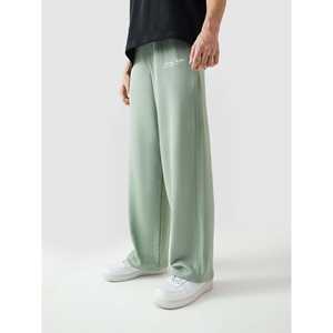 กางเกงคาร์โก้สีเขียวเซจทรงหลวม สไตล์ลำลอง เอวยางยืด ระบายอากาศได้ดี ผ้าสแปนเด็กซ์ ทรงตรง ไซส์ XL สำหรับผู้ชาย เหมาะสำหรับฤดูหนาว - Product Image 1