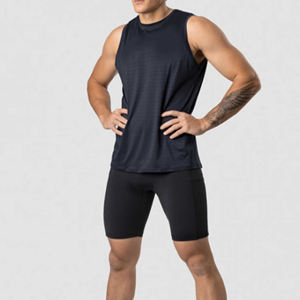 Fait sur mesure hommes respirant débardeur décontracté été Fitness Gym porter en gros à bas prix sans manches débardeur à vendre - Product Image 3