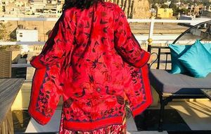 2022 New Design Loose Size Cashmere Coat Winter Women Warm Fashion Belt Coat Oversize Hooded Long Wool Coats <b>Fox</b> Vintage - Product Image 2