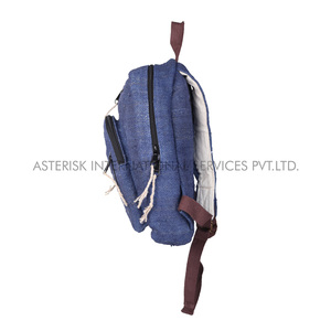 Sac en chanvre biologique conçu pour les femmes et les enfants sac à dos en chanvre avec sangle réglable confortable facile à transporter pour les voyages - Product Image 3