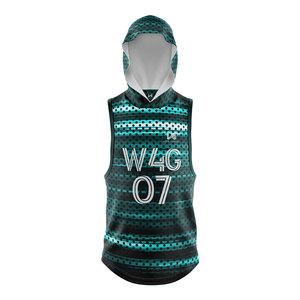 Tenues de football personnalisées 7 contre 7, maillots d'entraînement pour joueurs, drapeau, jersey 100% polyester, grande taille, devant - Product Image 2