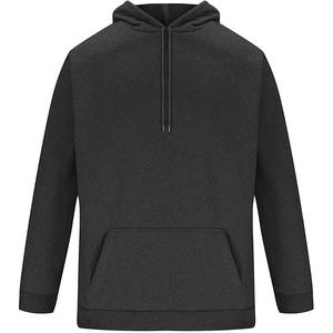 Sudadera con capucha de lana Lisa para hombre, ropa de invierno, Sudadera con capucha de algodón con logotipo personalizado de peso pesado de gran tamaño, OEM - Product Image 2