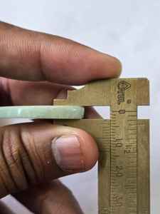 Piedras naturales de amazonita hechas a medida con agujeros adecuados para usar como colgantes ideales para hacer joyas de piedras preciosas - Product Image 4