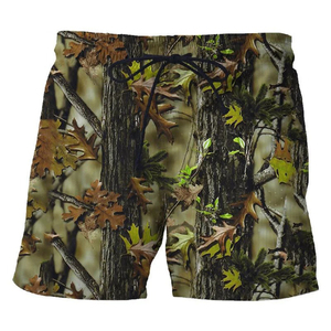 Pantalones Cortos Cargo de Camuflaje Transpirables de Poliéster 100% con Logotipo Personalizado del Fabricante, Estampado Digital para Caza de Verano, con Bolsillos de Sarga para Hombre - Product Image 5