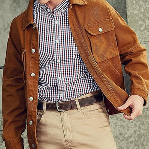 Ceinture en cuir durable avec boucle en acier, style décontracté, ajustement confortable et réglable pour le travail, le bureau et le quotidien - Product Image 4