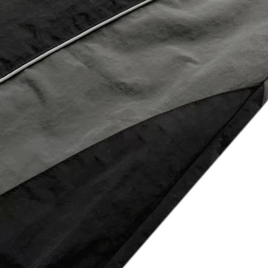 New Custom Windbreaker Tracksuit Set <b>Patchwork</b> Zip-Up Nylon <b>Jacket</b> & Jogger Pants and Top Quality Nylon Panel Windbreaker Set - Product Image 4