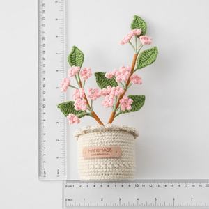 Planta Grande Tejida a Mano con Hilo de Copo de Nieve, Estilo Cielo Estrellado Creativo, para Interiores/Exteriores, Decoración para el Día de la Madre - Product Image 4