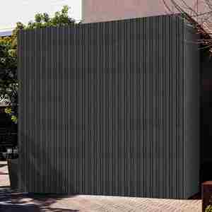 แผ่นผนัง WPC PVC ลายไม้กันน้ำสำหรับผนังพื้นหลังกลางแจ้ง - Product Image 1