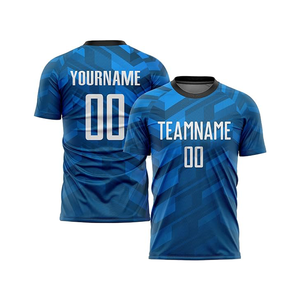 Camiseta de Fútbol Sublimada Unisex de Alta Calidad, Personalizada para Adultos, Manga Corta, Transpirable, Anti-UV, 100% Poliéster, Conjunto de Uniforme, OEM, ODM - Product Image 2