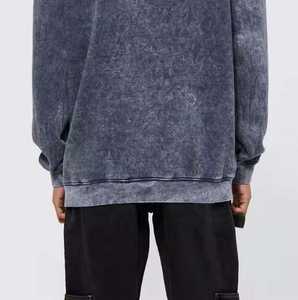 Vente en gros de sweats à capuche délavés à l'acide respirants et durables OEM de qualité supérieure vêtements décontractés pour hommes - Product Image 5