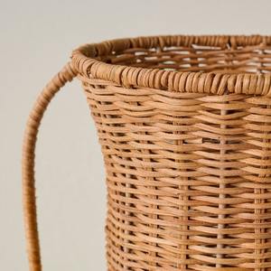 Sustainable Handwoven Rattan Floor <b>Vase</b> Tall Shape Natural Color Handmade <b>Decorative</b> <b>Vase</b> For Wholesale Bulk Interior Projects - Product Image 4