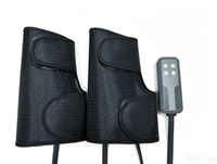 Masseur à compression d'air pour mollets et jambes, sans fil, le plus vendu, avec fonction chauffante, pour la vente en gros ou la personnalisation