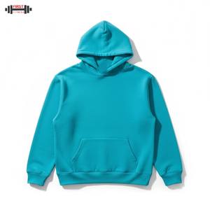 Pull à capuche d'hiver unisexe en gros 300g épais coton surdimensionné personnalisé imprimé en 3D sweat à capuche éponge française 100% g - Product Image 4