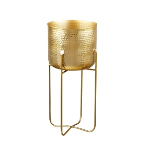 Maceta Metálica con Soporte para Decoración, Uso en el Hogar, Oficina y Restaurante, Maceta Totalmente Personalizable - Product Image 6