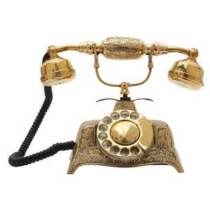 Teléfono de esfera giratoria funcional, mesa de Metal única, teléfono decorativo, regalo elegante para Shopeace decorativo elegante - Product Image 1
