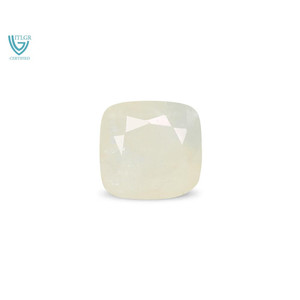 Saphir Jaune Naturel (Pukhraj) de 13,88 Carats - Pierre Libre Calibrée Facettée, Taille Émeraude Ovale et Marquise - Product Image 1