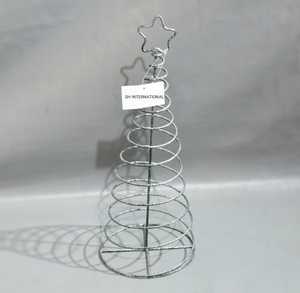 Arbre argenté de haute qualité avec arbre de noël en métal étoile pour la décoration de table dessus de table arbre de noël pour la décoration de la maison - Product Image 3