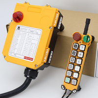 Control remoto de grúa de doble velocidad, resistente al agua, IP65, 12 botones, inalámbrico, para accesorios de grúa de polipasto eléctrico