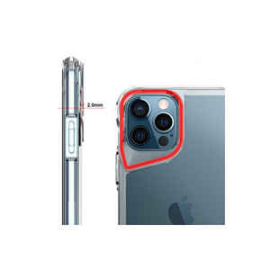 Coque en silicone liquide transparente Netzy T-Max Series pour iPhone 12 Pro Max, protection antichoc, coque arrière de qualité supérieure - Product Image 2