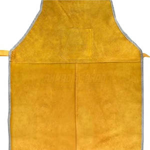 Tablier de style veste en cuir véritable vintage pour homme, confortable et durable, avec bretelles réglables pour la cuisine, le barbecue et l'artisanat - Product Image 6