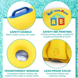 Tabla de Surf Inflable Más Vendida, 47 Pulgadas, Tabla de Bodyboard para Piscina y Playa con Asas, Tobogán Acuático, Juguete de Verano - Product Image 3