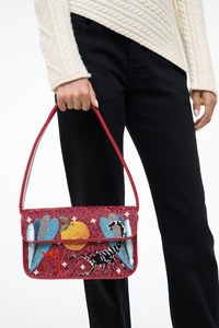 Bolso Bandolera de Moda Bohemia - Bolso de Mano Estilo Bollywood - Bolsos de Mano con Cuentas al por Mayor - Bolsos de Mano para Fiesta - Bolso Bandolera con Flecos - Product Image 2