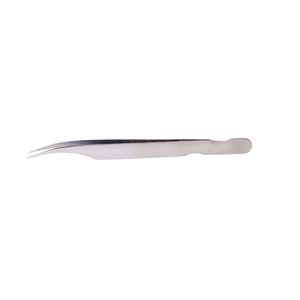 High Quality Stainless Steel Eyelash Extension Tweezers Stylish Diamond Grip Rounded Tip Cost Effective Beauty <b>Tool</b> <b>Smooth</b> - Product Image 2
