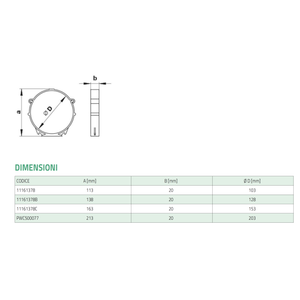 Collier de fixation en PVC Tecnosystemi pour systèmes HVAC, pièces de ventilation et d'aspiration en plastique PVC - Product Image 3