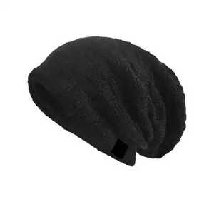 Wholesale 100% acrylic unisex Custom Jacquard knitted Beanie <b>Hat</b> <b>winter</b> ski skull cap Plain Baggy slouchy Street wear waffle Cap - Product Image 4