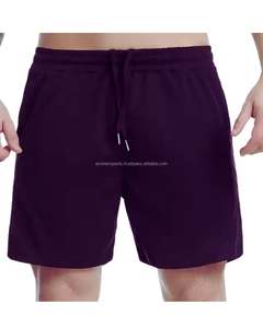 Short de fitness pour homme 100% coton Service OEM Logo personnalisable Streetwear surdimensionné et respirant avec décoration à carreaux vintage - Product Image 6