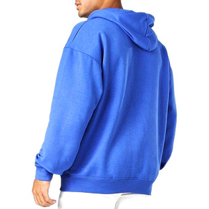 Sweat à capuche oversize personnalisé pour homme, 100 % coton, haute qualité, tendance hiver, uni, avec poche, teinture numérique - Product Image 5