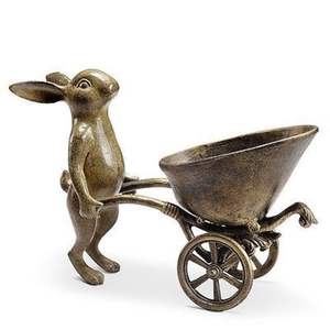 Adornos de jardín de metal clásico con construcción duradera fuerte para decoración de patio de césped al aire libre y exhibición de patio trasero - Product Image 1