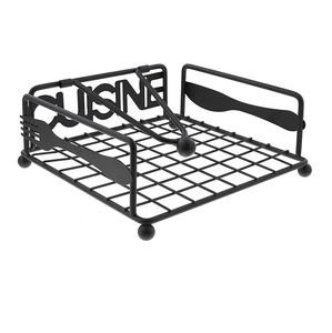 Nouveau haut de gamme en gros restaurant utiliser porte-serviettes en papier treillis métallique fil de table porte-papier support à prix réduit - Product Image 6