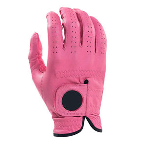 2025 gros qualité supérieure Protection complète des doigts gants de golf Logo personnalisé impression en cuir véritable bas prix Options OEM - Product Image 5