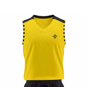 ชุดยูนิฟอร์มบาสเก็ตบอลแบบไม่มีแขนเสื้อ ระบายอากาศได้ดี ราคาโรงงาน ผลิตตามสั่ง 100% โพลีเอสเตอร์ ออกแบบเองได้ SATEX SPORTS สำหรับผู้ชายทุกคน - Product Image 4