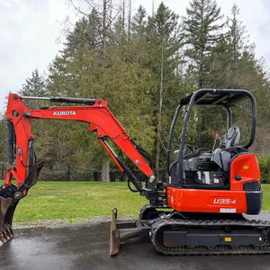 Excavadora compacta Kubota U35-4 de 3.5 toneladas con giro de cola cero para excavación, año 2020 |   Excavadora Hidráulica de Orugas con Motor Diésel - Product Image 2