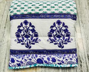 Traditionnel Anokhi couette hiver chaud réversible confortable main bloc impression pur coton Razai mère Vintage Style hôtel moderne - Product Image 1