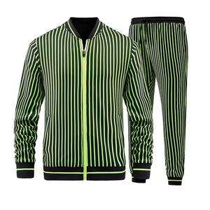 Conjunto Deportivo Informal Personalizado con Cremallera, Diseño Deportivo Cargo, Diseña Tu Propio Conjunto Cortavientos de Poliéster para Hombre - Product Image 4