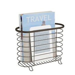 สแตนเลสแปรงผู้ถือนิตยสารที่มีการจัดการ - Product Image 3